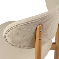 Cadeiras Sala Jantar-CASA Falco Cadeira De Sala De Jantar Bege