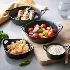 Pratos Para Forno-CASA Fero Prato Para Forno Preto