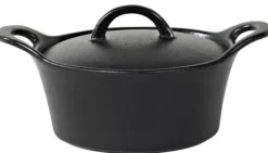 Pratos Para Forno-CASA Fero Tacho Para Forno Com Tampa Preto