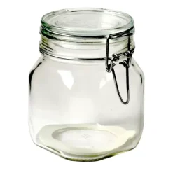 Boiões-CASA Fido Frasco Com Tampa De Press O Transparente