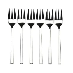 Conjuntos-CASA Fine Garfos Para Bolo Conjunto De 6 Prateado