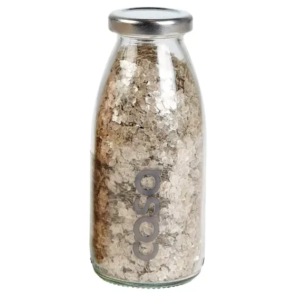 Areia Deco-CASA Flakes Decora Es Para Espalhar Prateado