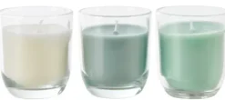 Velas-CASA Flam Vela Em Copo 3 Cores Ocre Ochra