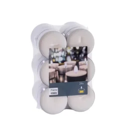 Velas-CASA Flame Maxi Velas Para Lamparinas Branco