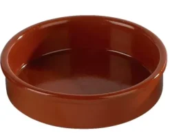 Pratos Para Forno-CASA Flan Leite-Creme Prato Castanho