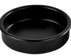 Pratos Para Forno-CASA Flan Prato Leite-Creme Preto