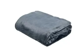Mantas-CASA Flanella Manta Cinzento