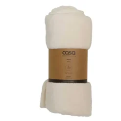 Mantas-CASA Flanella Manta Branco