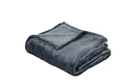 Mantas-CASA Flanella Manta Cinzento