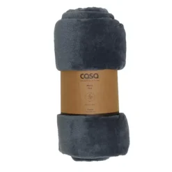 Mantas-CASA Flanella Manta Cinzento