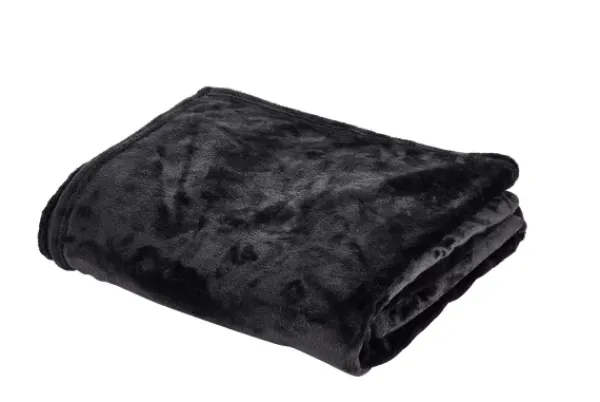 Mantas-CASA Flanella Manta Escuro Cinzento