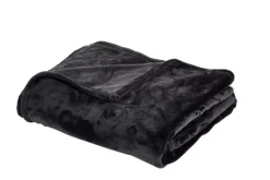 Mantas-CASA Flanella Manta Escuro Cinzento