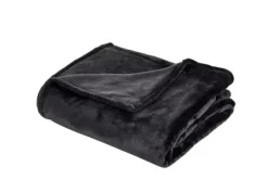 Mantas-CASA Flanella Manta Escuro Cinzento