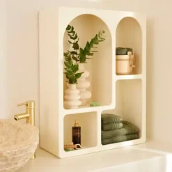 Estantes De Parede-CASA Flint Estante Para Pendurar Branco