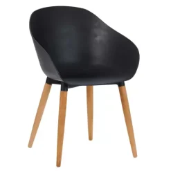 Cadeiras Sala Jantar-CASA Fray Cadeiras Sala Jantar Preto/Natural