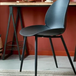 Cadeiras Sala Jantar-CASA Freya Cadeira De Sala De Jantar Preto