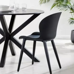 Cadeiras Sala Jantar-CASA Frida Cadeiras Sala Jantar Preto