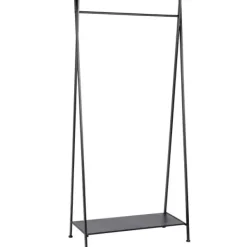 Estantes-CASA Giato Estante Para Roupa Preto