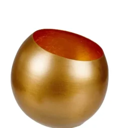 Suportes Para Velas Para Lamparinas-CASA Gimini Porta-Velas Para Lamparinas Acobreado