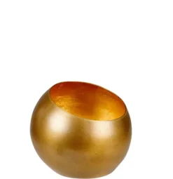 Suportes Para Velas Para Lamparinas-CASA Gimini Porta-Velas Para Lamparinas Acobreado