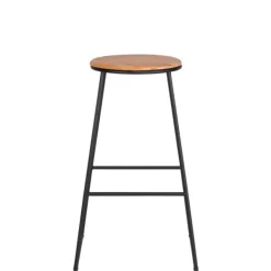 Bancos De Bar-CASA Giulia Banco De Bar Preto, Natural