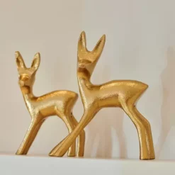 Figuras Deco-CASA Goldy Decorativo Veado Dourado