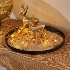 Figuras Deco-CASA Goldy Decorativo Veado Dourado