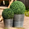 Plantas Artificiais-CASA Green Bola Buxo Artificial Verde