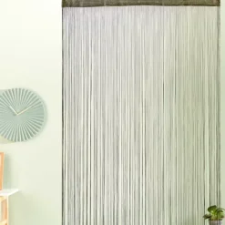 Cortinas-CASA Green Cortina De Franjas Verde