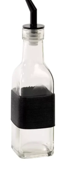 Azeiteiras-CASA Grip Azeiteira Preto, Transparente