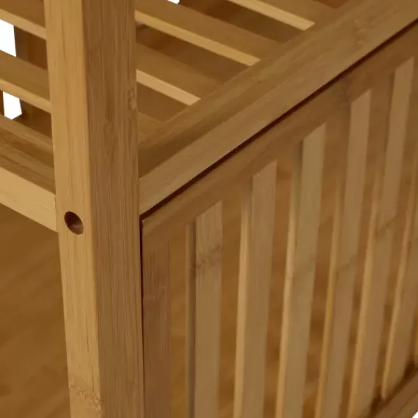 Estantes-CASA Helge Estante Para Roupa Natural