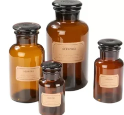 Boiões-CASA Herbora Pote Til Castanho