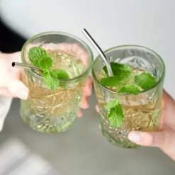 Copos Para Beber-CASA Hobstar Copo Claro Verde