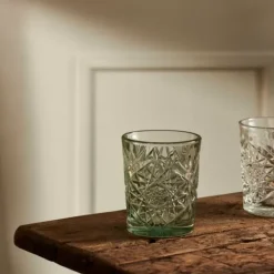 Copos Para Beber-CASA Hobstar Copo Claro Verde