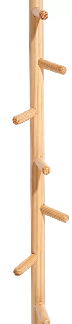 Cabides-CASA Holda Cabide De Parede 7 Ganchos Natural