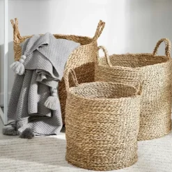 Cestos De Arrumação-CASA Hush Cesto Natural