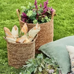 Cestos De Arrumação-CASA Hush Cesto Natural