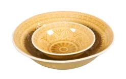 Tigelas-CASA Indo Tigela Amarelo