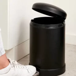 Baldes De Lixo-CASA Industria Balde De Lixo Com Pedal Preto