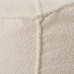 Sofás-CASA Jacki Sof Pufe Branco