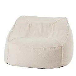 Sofás-CASA Jacki Sof Pufe Branco