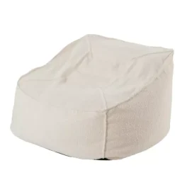 Sofás-CASA Jacki Sof Pufe Branco