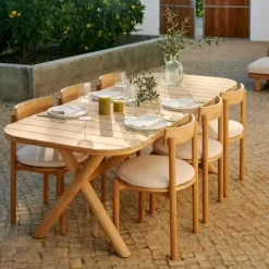 Mesas De Jantar-CASA Jules Mesa Natural