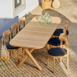 Mesas De Jantar-CASA Jules Mesa Natural