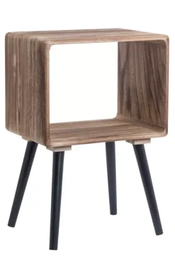 Cabeceiras-CASA Kansas Mesa De Cabeceira Preto, Natural