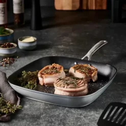 Frigideiras-CASA Kastrol Frigideira Grelhadora Prateado