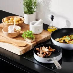 Frigideiras-CASA Kastrol Frigideira Prateado