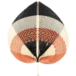 Figuras Deco-CASA Lanka Leque Preto, Castanho, Natural