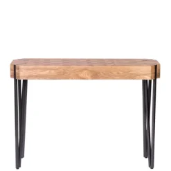 Consolas-CASA Lanon Consola Preto, Natural