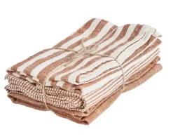 Panos De Cozinha-CASA Laurent Pano De Cozinha Conjunto De 3 Castanho